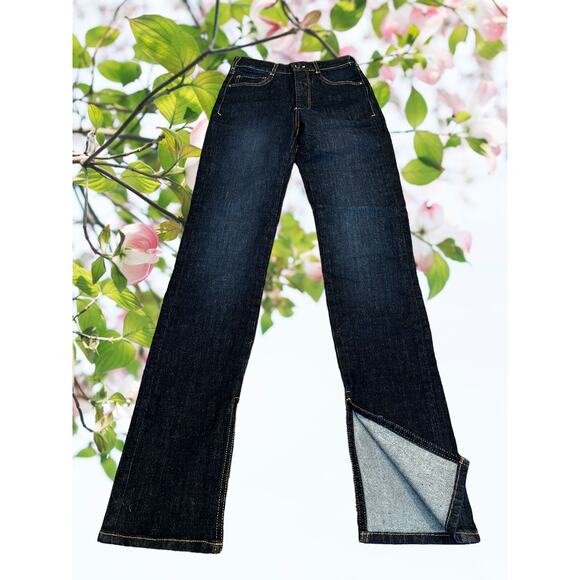 NWT - Anthropologie Pilcro Women's Open Slit Bottom Jeans Size: 25 - Picture 5 of 7